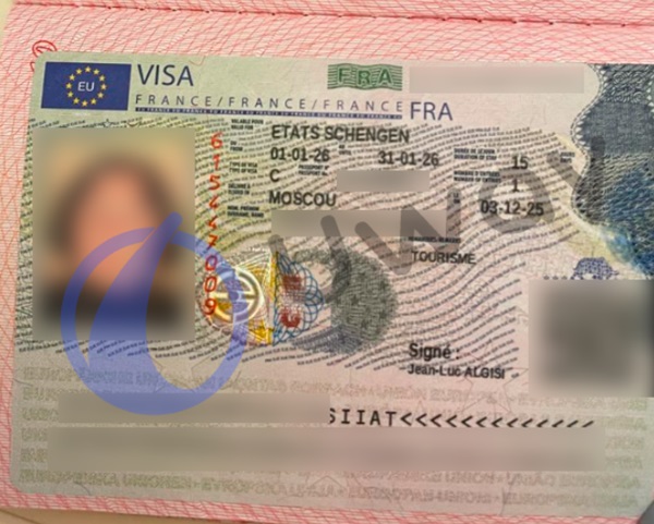 Шенгенская виза во Францию для поездки в 2026 году