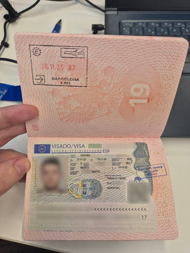 Годовая рабочая виза в Испанию
